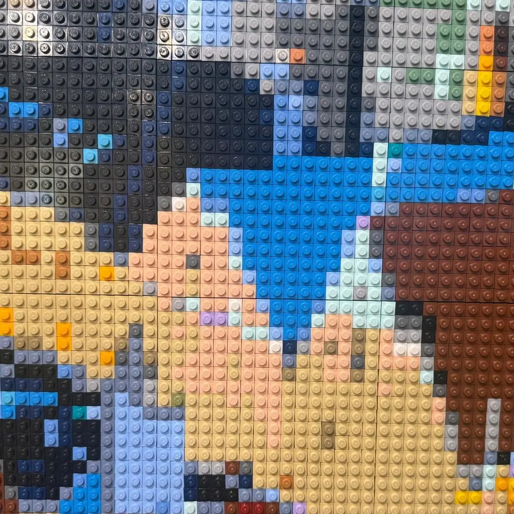 Pixel Bricks Wall